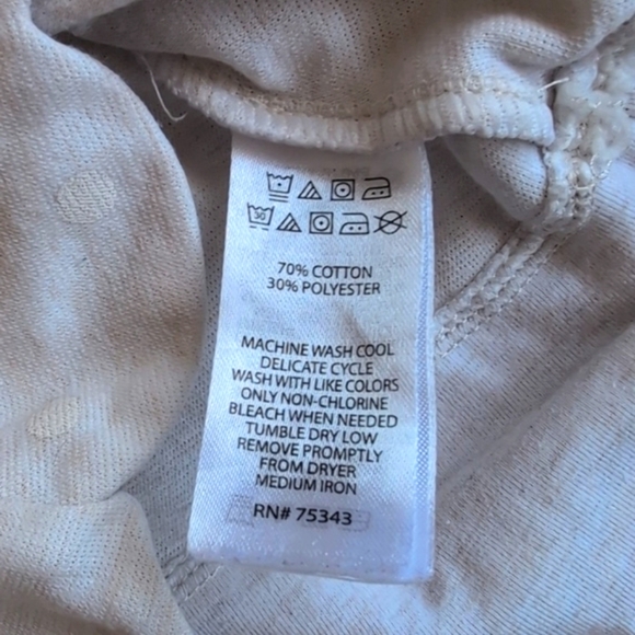 maggie & zoe scallop hem tunic top with bow 6-9 months baby girl - Picture 4 of 6